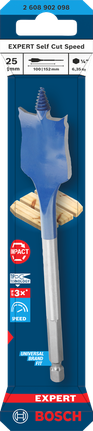 Mata Bor Sekop Bosch EXPERT Self Cut Speed ​​25 mm.